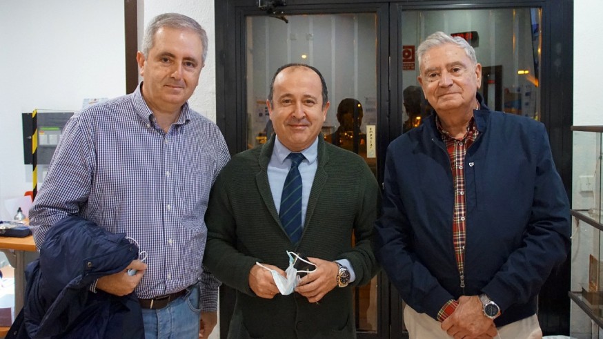 Manolo Segura, Javier Adán y Enrique Nieto