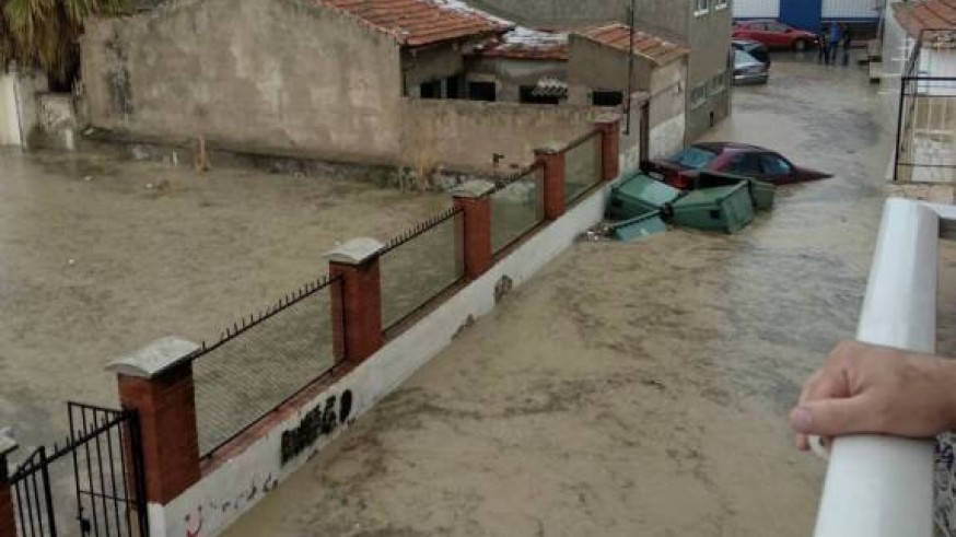 Lluvias en Librilla el pasado mes de agosto