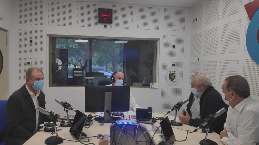 Tertulia de actualidad moderada por Joaquín Azparren. ORM