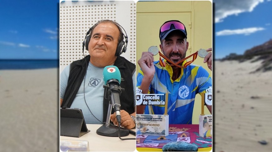 Entre dos aguas. Hablamos con Salvador Martínez de voley playa con Javier Meca y de SOS Mar Menor con Isabel