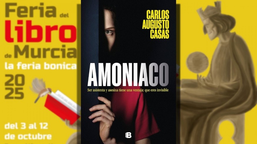 Con Carlos Augusto Casas hablamos de su novela 'Amoniaco', que presentará mañana en la Feria del Libro de Murcia