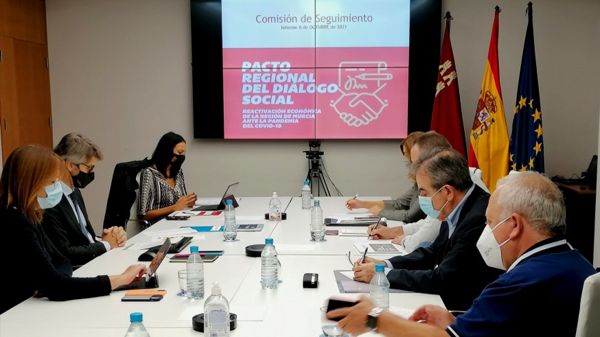 Reunión de la Comisión de Seguimiento del Pacto para la Reactivación Económica de la Región 