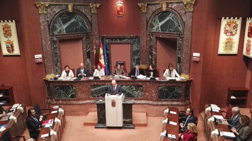 Debate de las enmiendas en el pleno de la Asamblea Regional