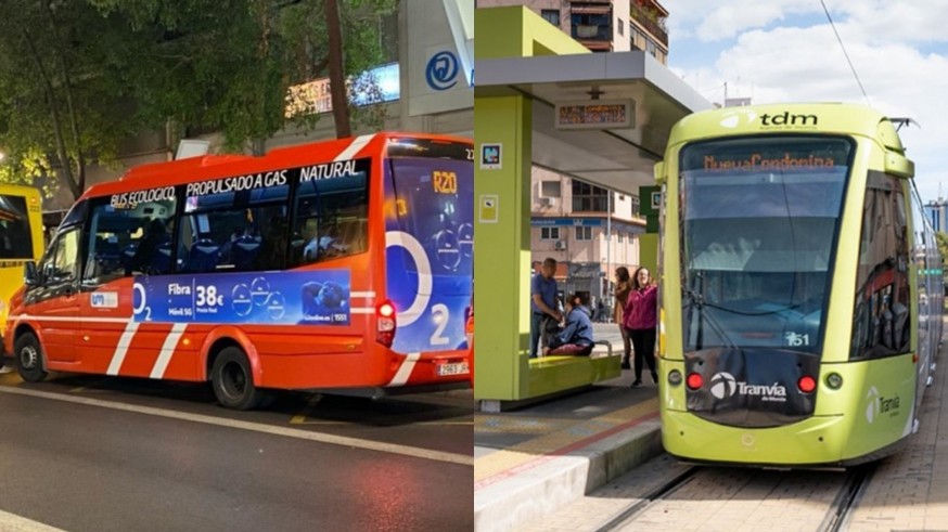 Autobuses y tranvía gratis el día de la Romería 