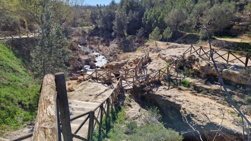 Pendientes de recuperar el Salto del Usero y el nacimiento del río Mula tras las lluvias