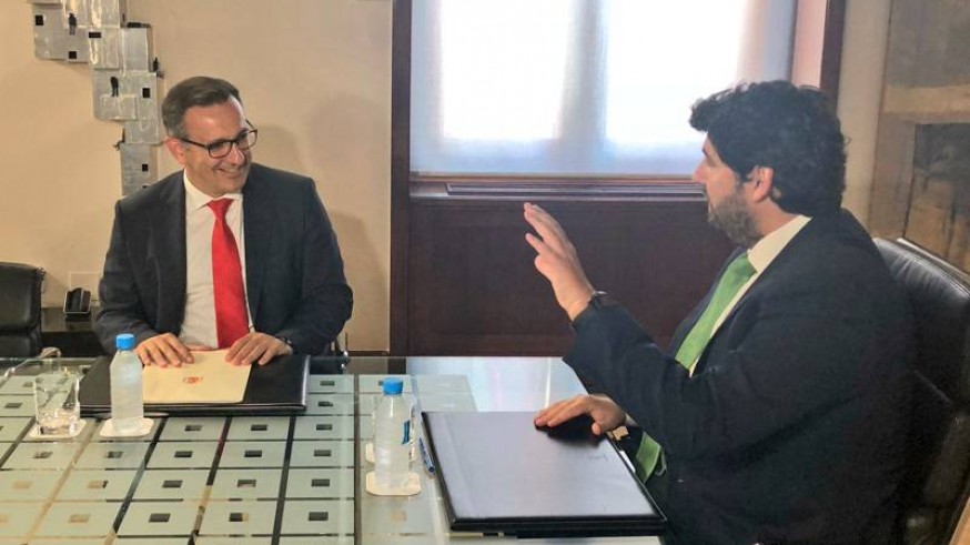 Reunión entre Fernando López Miras y Diego Conesa. DIEGO CONESA