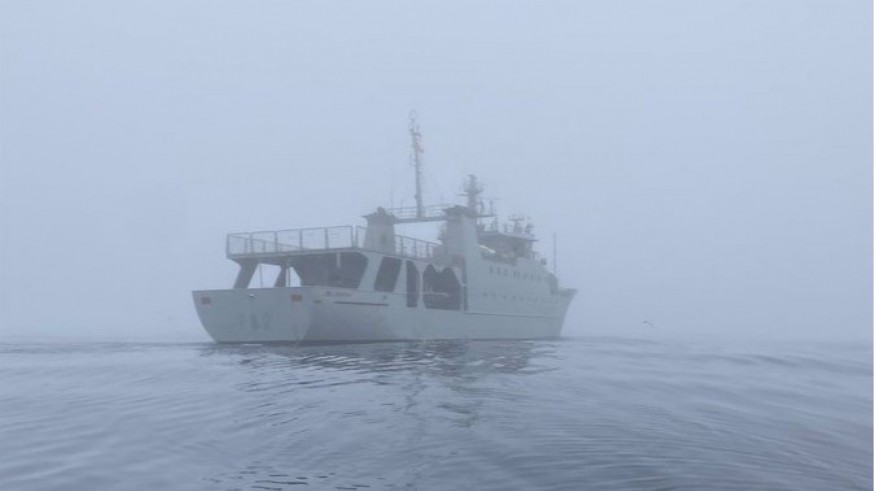 El patrullero de altura 'Alborán' finaliza la campaña internacional de vigilancia de pesca 'NAFO' 2023