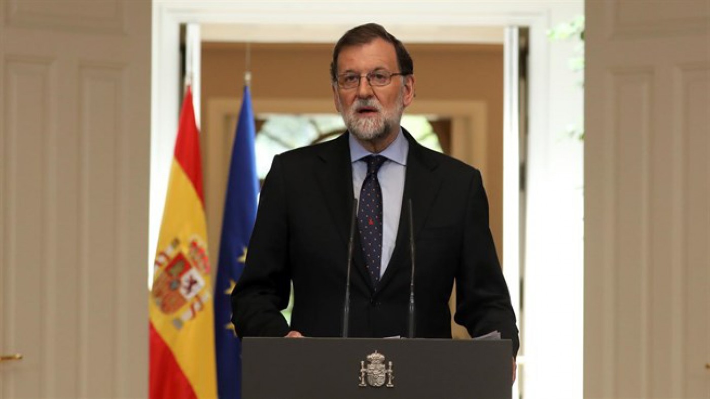 Comparecencia de Rajoy en Moncloa