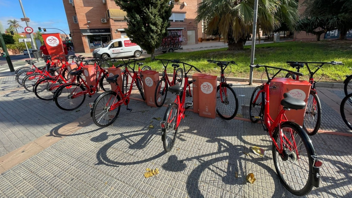 Murcia renueva todas sus bicicletas de alquiler con 600 nuevos vehículos