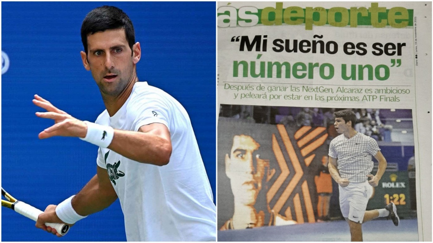 Djokovic, el último en rendirse al talento de Carlos Alcaraz