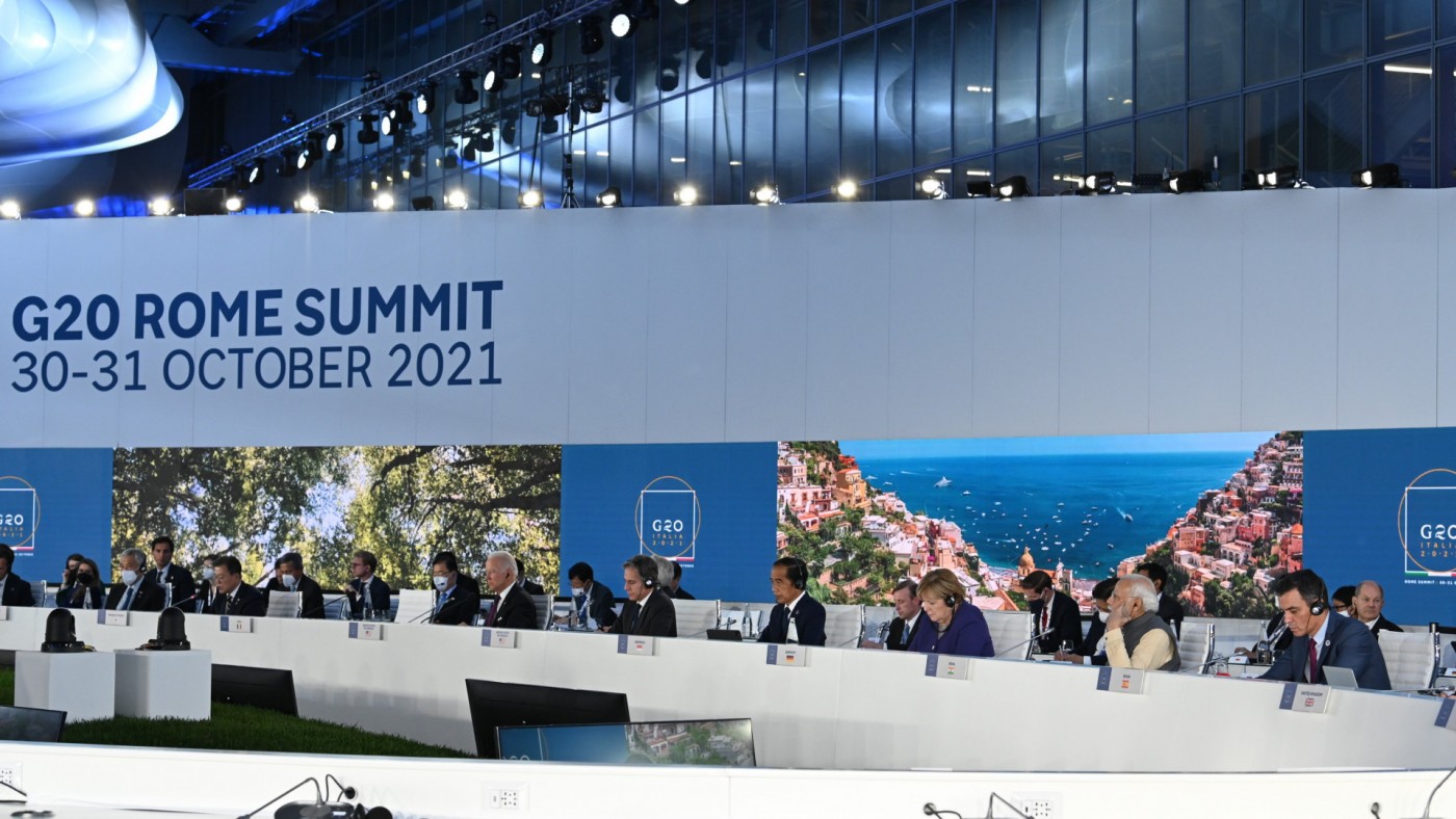 Pedro Sánchez en la Cumbre del Clima de la ONU en Glasgow