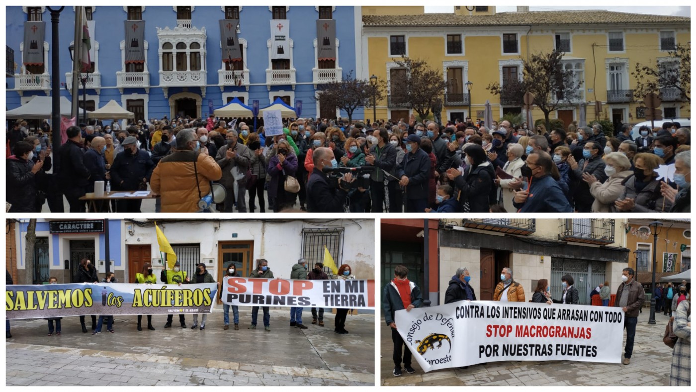 Vecinos de Bullas protestan por la instalación de una macrogranja