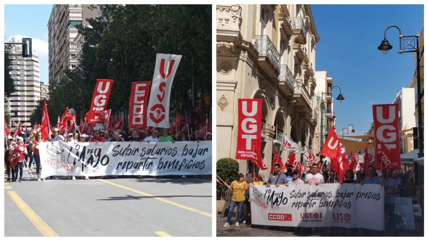Los sindicatos exigen subidas salariales en el Día del Trabajo