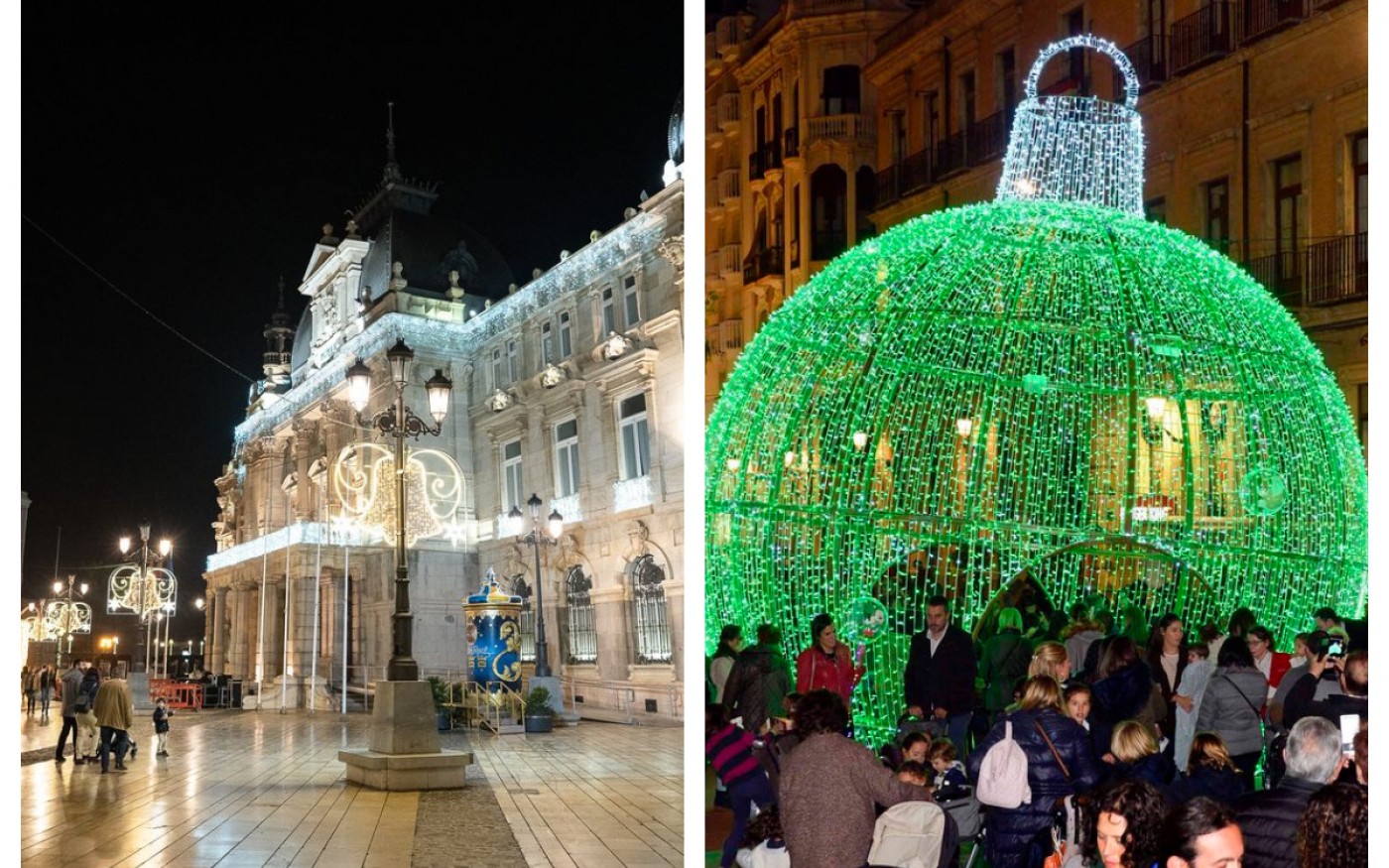 Cartagena y Murcia encienden la Navidad