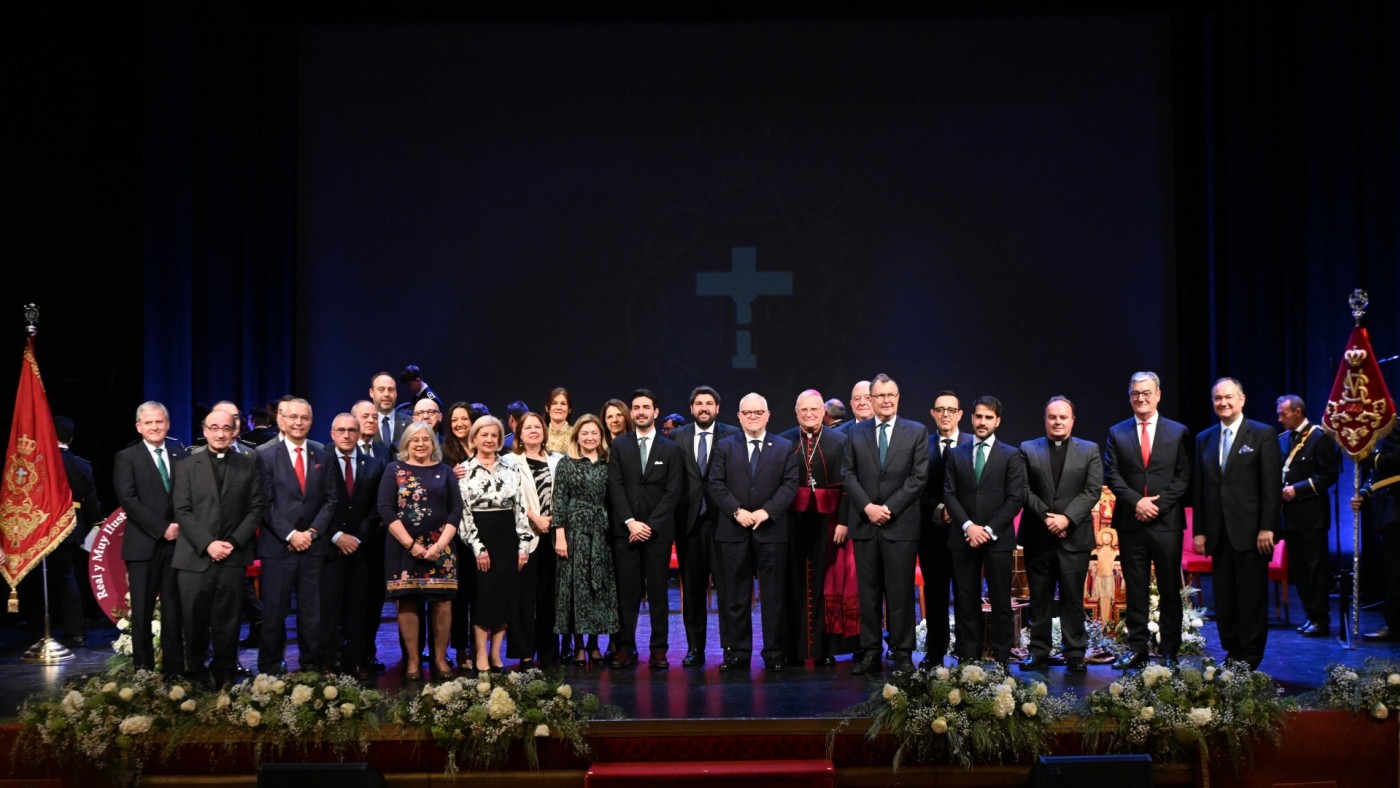 Hernández Vicente pregona la Semana Santa de Murcia con referencias a la huerta