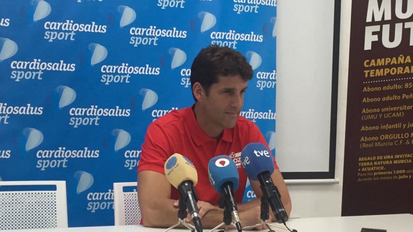 Duda, entrenador de El Pozo Murcia FS, en el centro Cardiosalus Sport (foto: ORM)