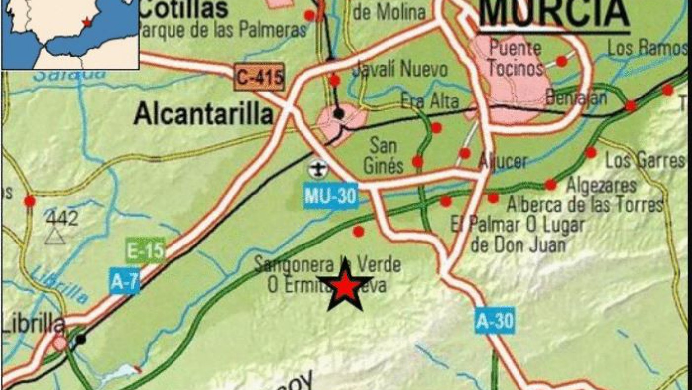 Un segundo terremoto de 2,7 grados se registra en Alcantarilla dos horas después del de Lorca